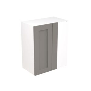 shaker 600 blind corner wall cabinet dust grey
