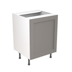 shaker 600 sink hob base cabinet dust grey