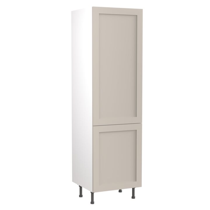 shaker larder cabinet light grey