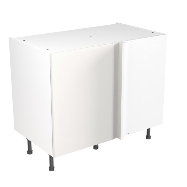 slab 1000 blind corner base cabinet white