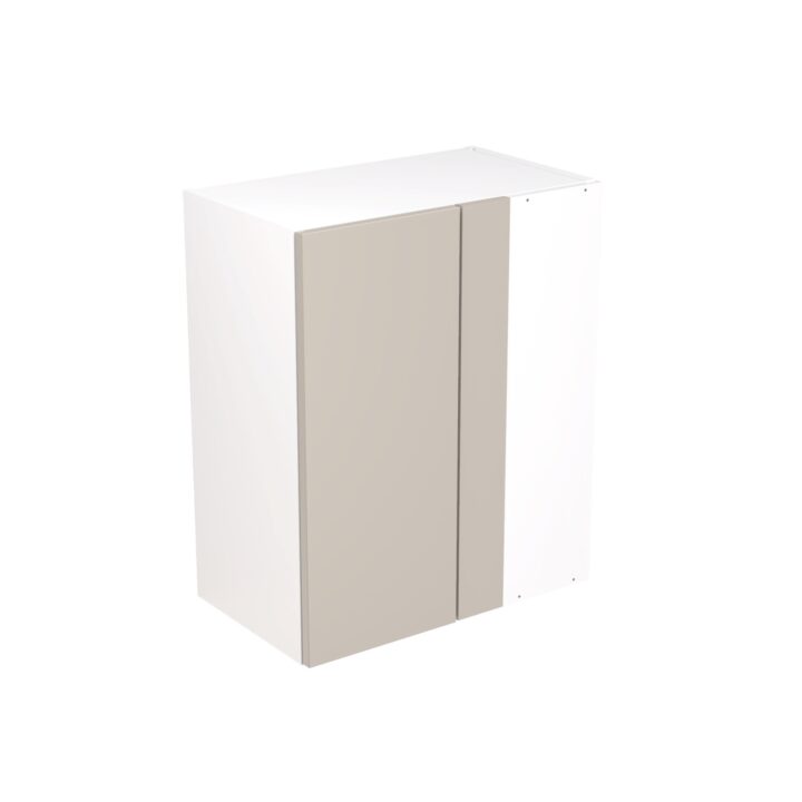 slab 600 blind corner wall cabinet light grey