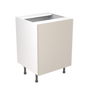slab 600 sink hob base cabinet light grey