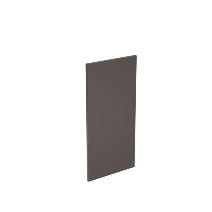 Slab Gloss Graphite 350 Wall End Panel | Kitchen Kit