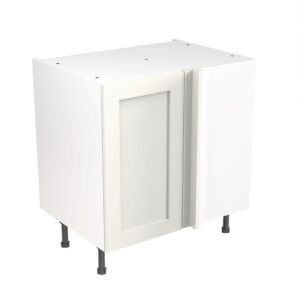 shaker 800 blind corner base cabinet white