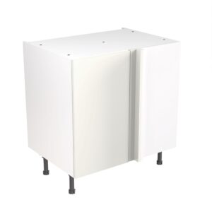 slab 800 blind corner base cabinet white