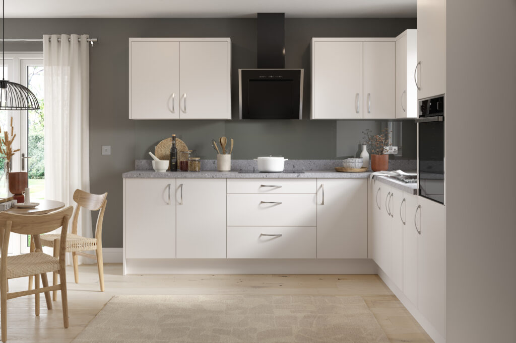 Slab Standard White Rigid Kitchen | Kitchen Kit