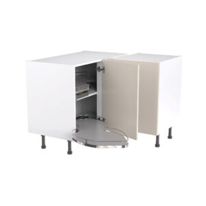 Slab 1000 Blind Corner Base Cabinet Nuvola LH Light Grey