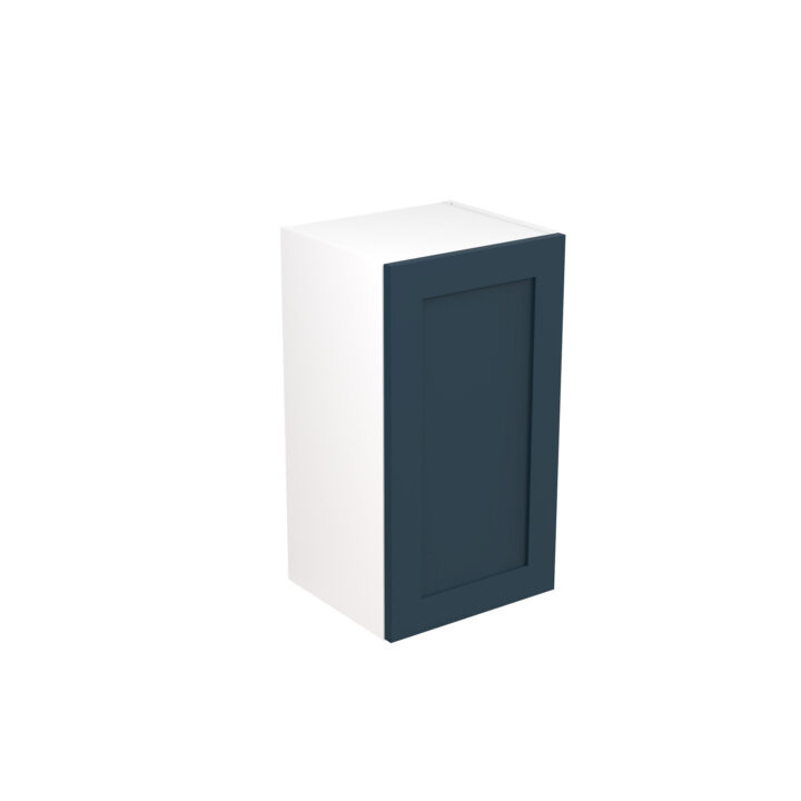 Shaker Matt Indigo Blue 400 Wall Cabinet Flatpack | Kitchen Kit