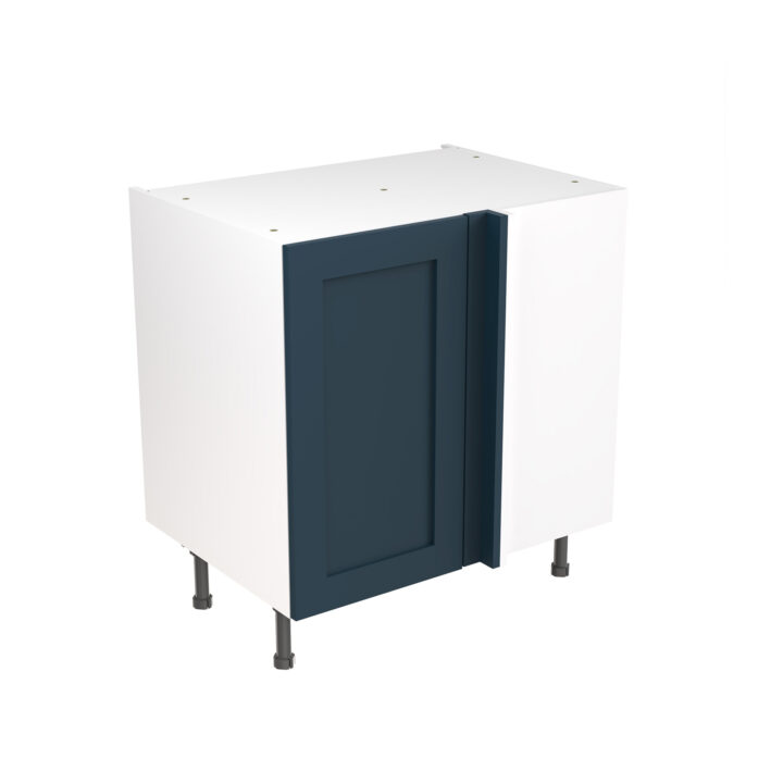 shaker 800 blind corner base cabinet Indigo Blue