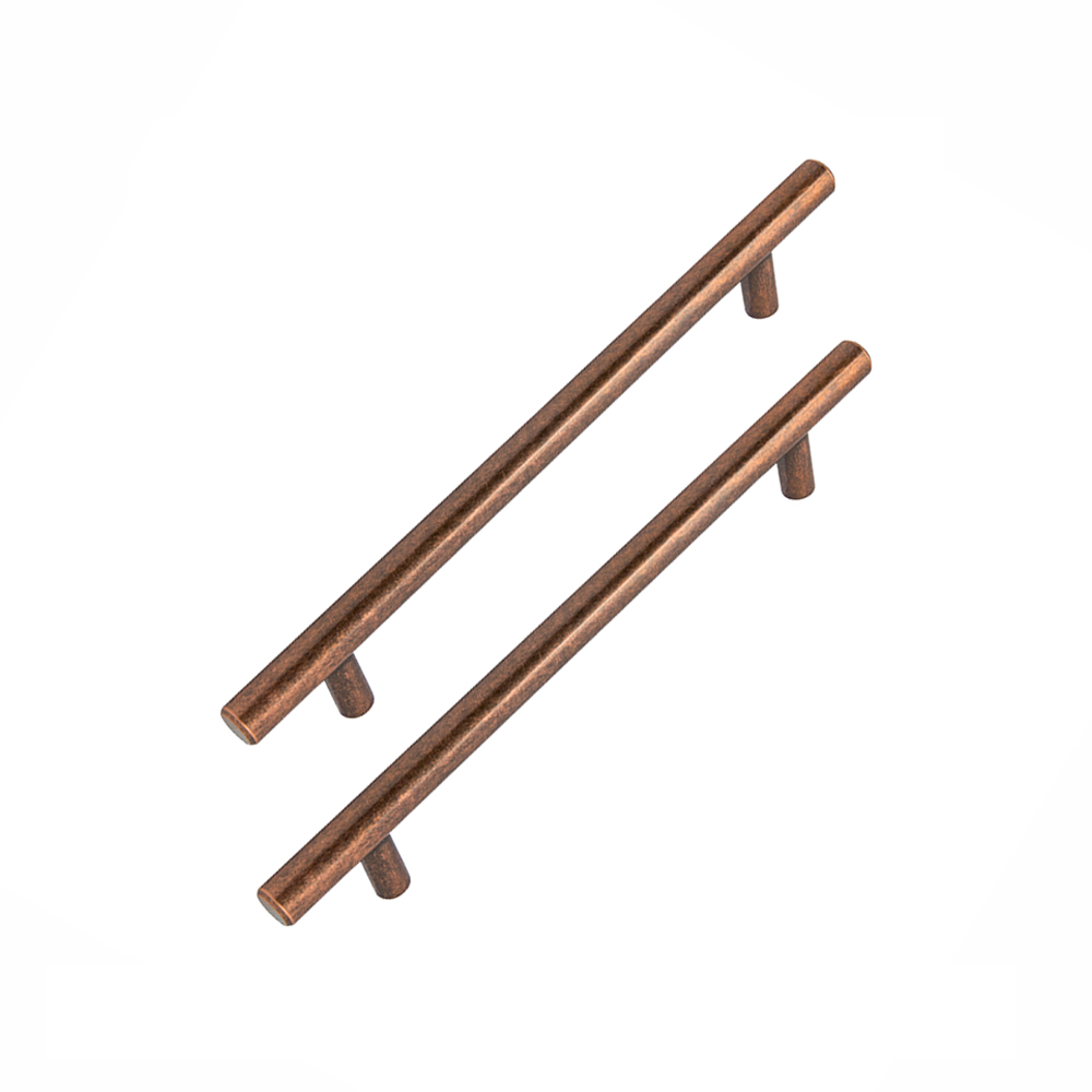 T Bar Handle Copper (Pack of 2) Kitchen Kit