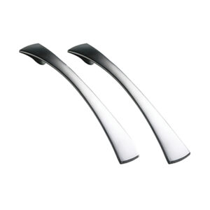 Satin Chrome Tapered Bow Handle   Multipack