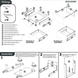Drawer Box Assembly & Installation Instructions