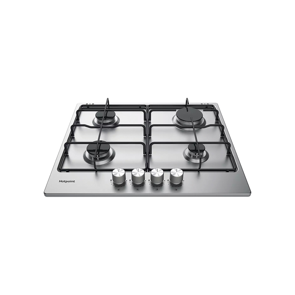 Hotpoint 4 Ring Gas Hob With Cast Iron Pot Stands Kitchen Kit