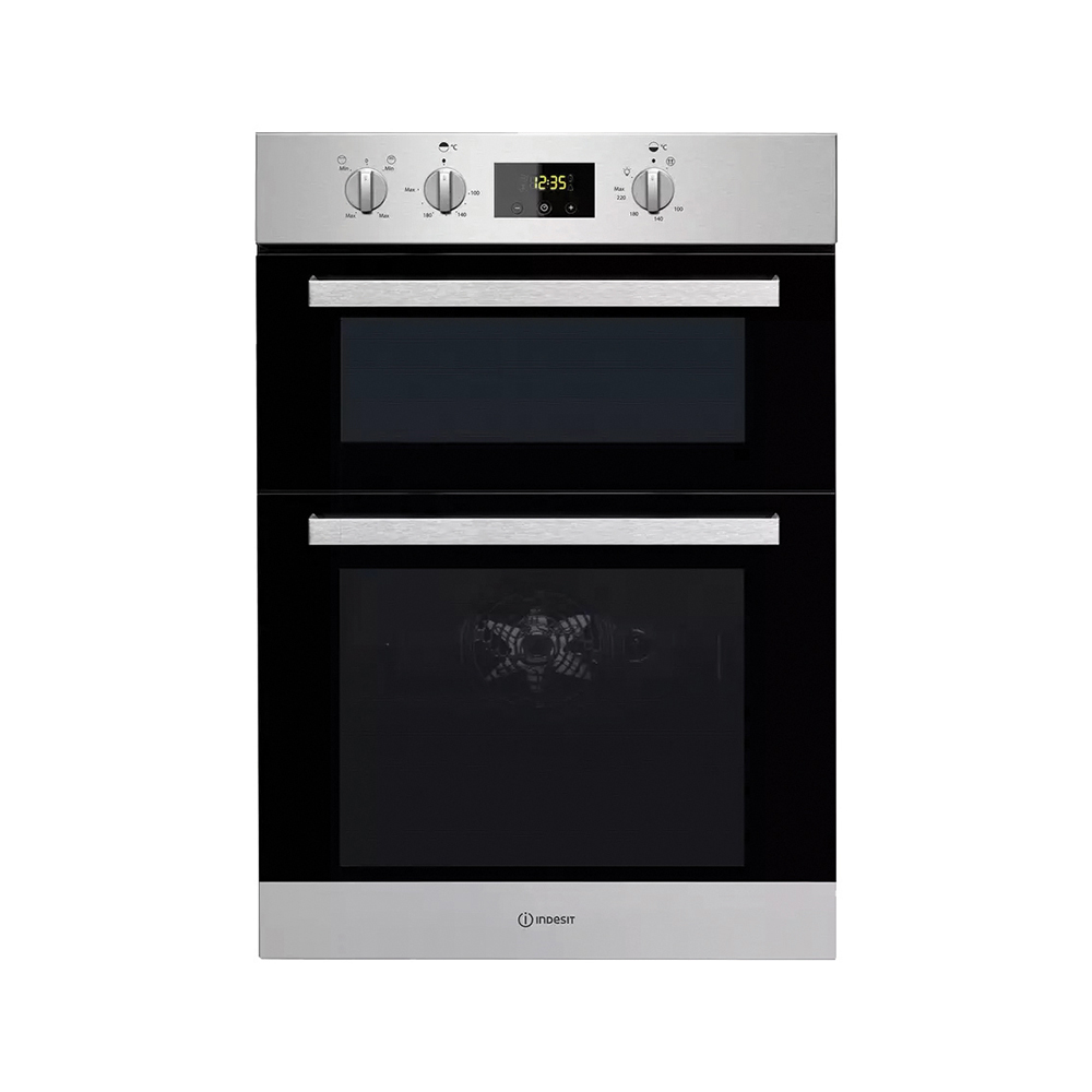 Indesit Double Oven Eye Level Stainless Steel Kitchen Kit
