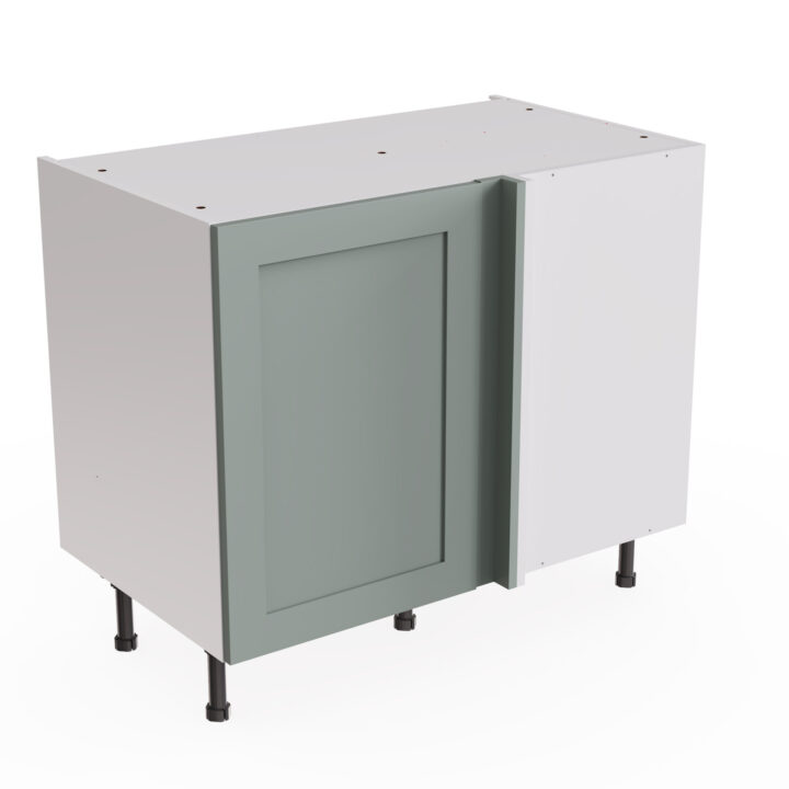 Shaker 1000 Blind Corner LH Base Cabinet Sage Green