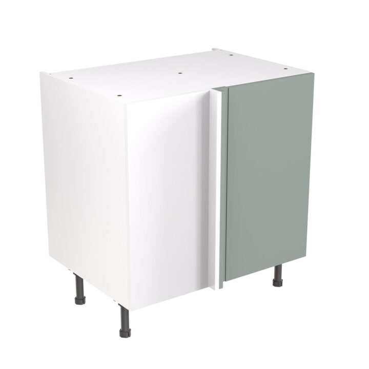 Slab 800 Blind Corner RH Base Cabinet Sage Green