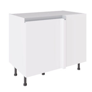 True Handleless 1000 Blind Corner Base Cabinet White