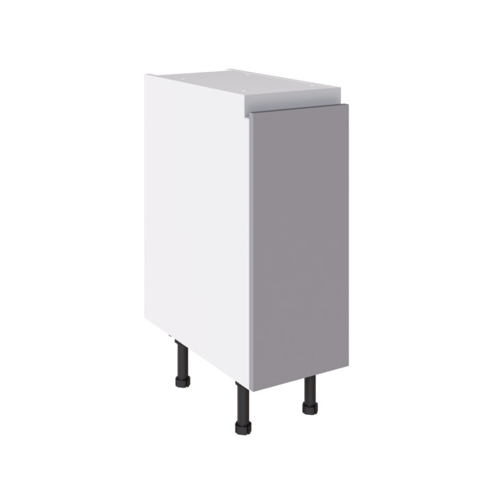 True Handleless 300 Base Cabinet Light Grey