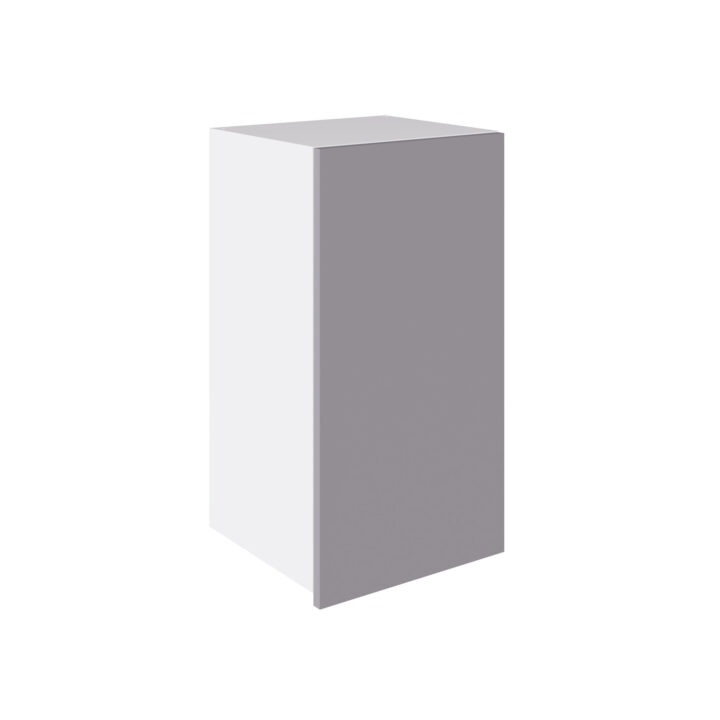 True Handleless 400 Wall Cabinet Light Grey