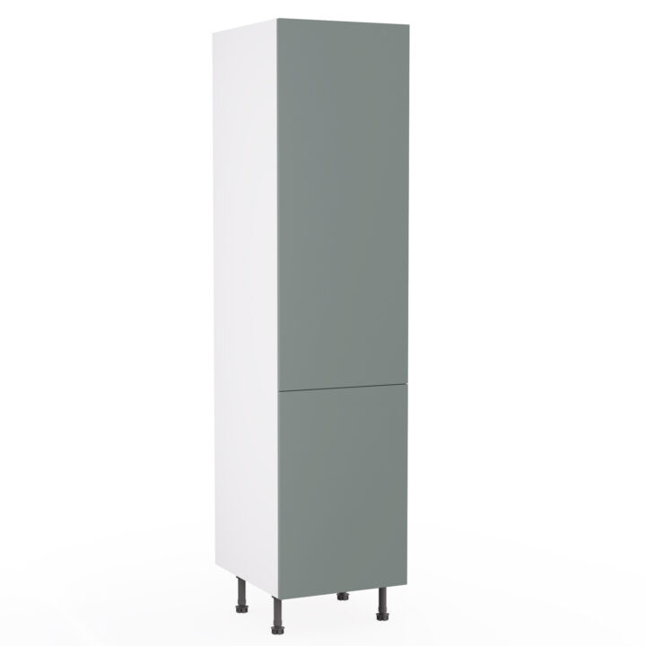 True Handleless 500 Larder Cabinet Sage Green