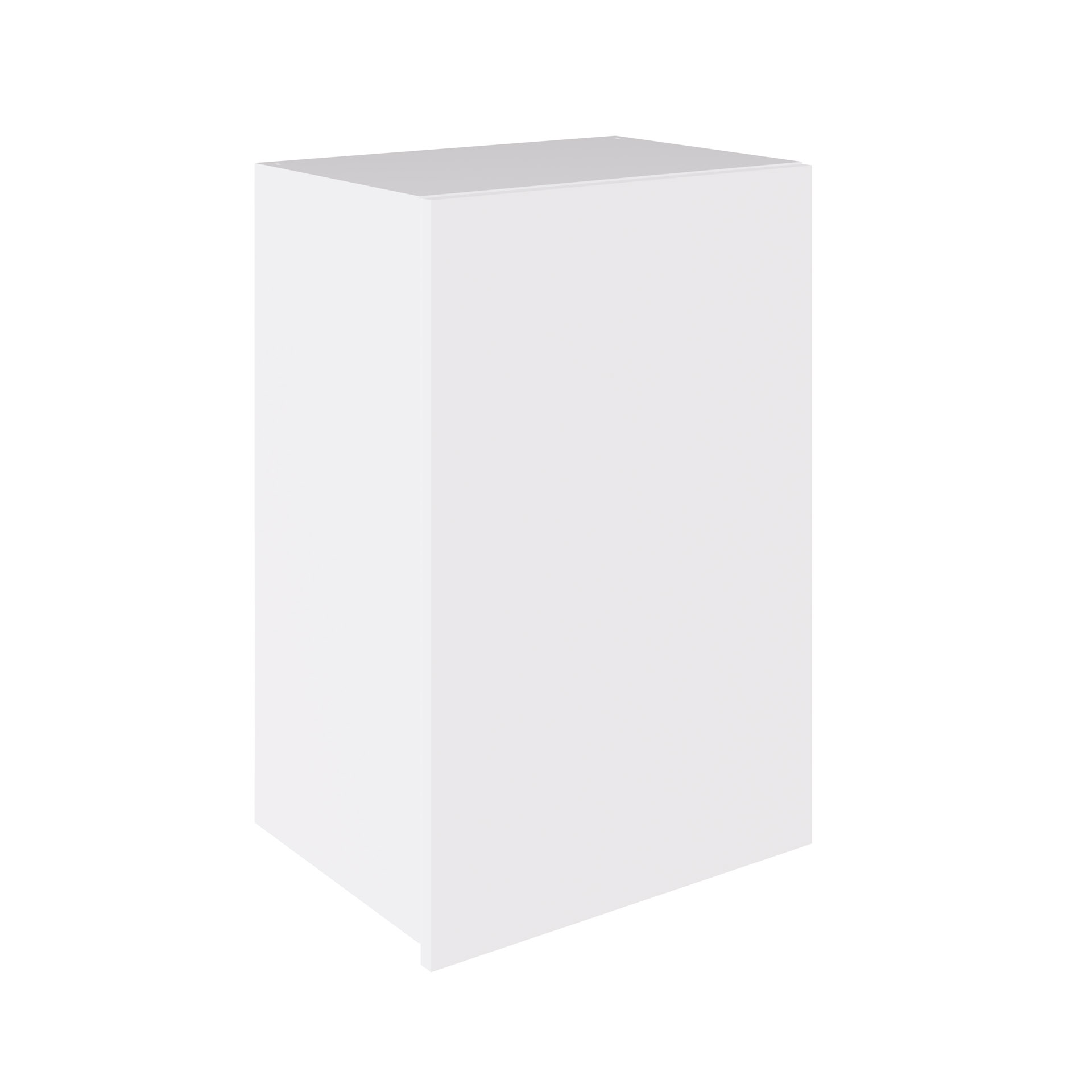 True Handleless Gloss White 500 RH Wall Kitchen Cabinet Flatpack ...