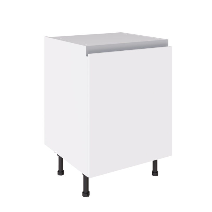 True Handleless 600 Base Cabinet White