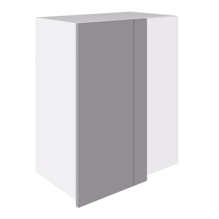 True Handleless 600 Blind Corner Wall Cabinet Light Grey