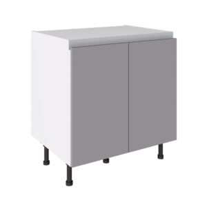 True Handleless 800 Base Cabinet Light Grey