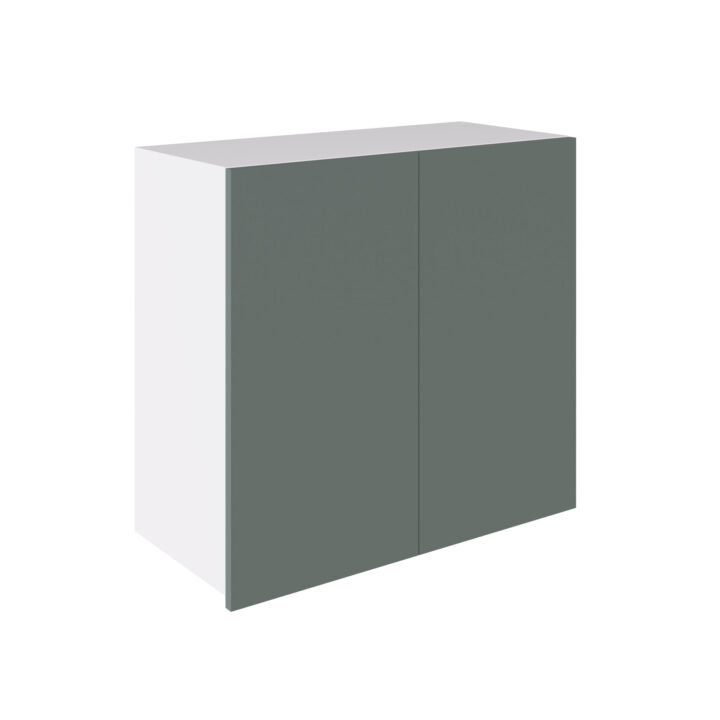 True Handleless 800 Wall Cabinet Sage Green