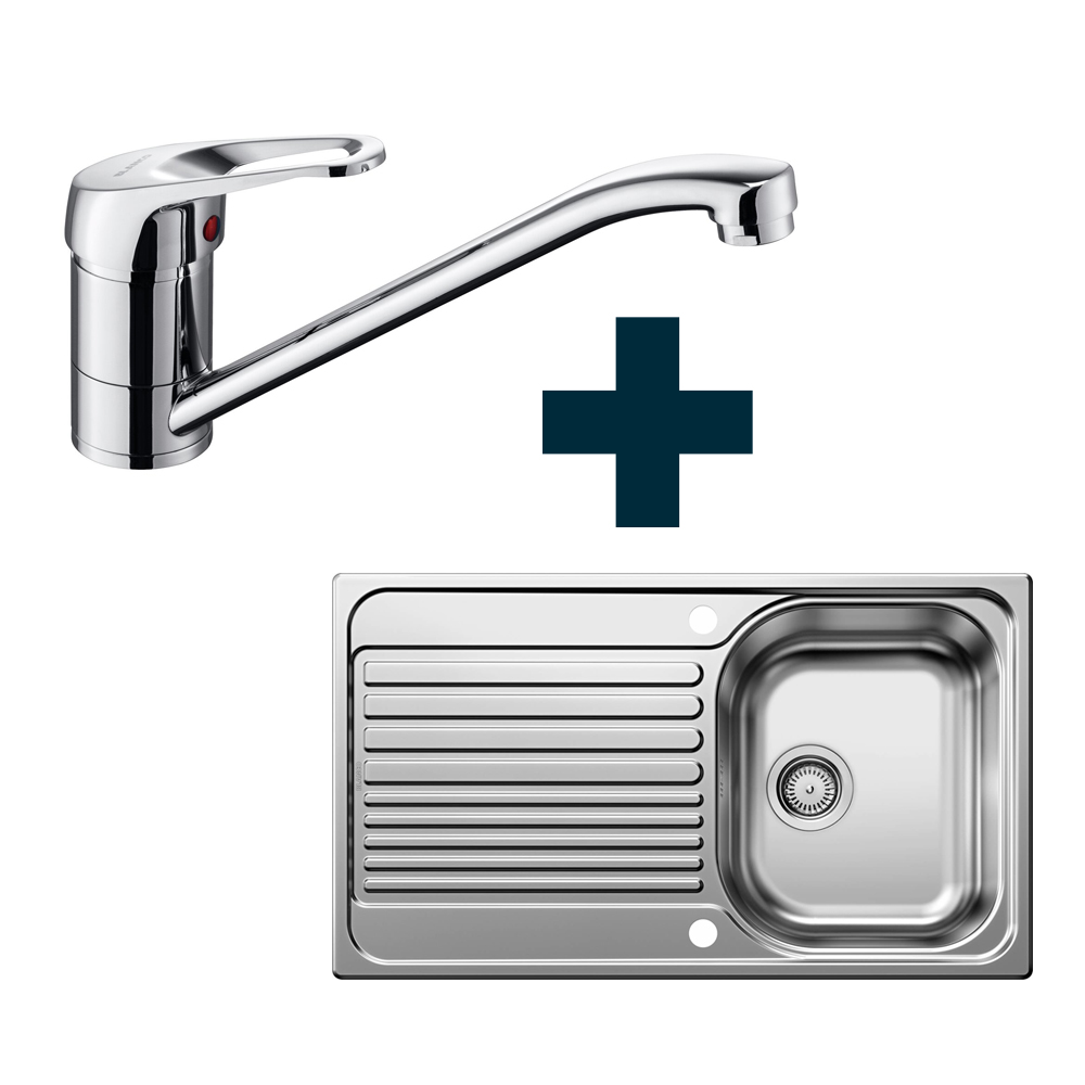 Sink & Tap Combo TIPO 45S 1.0 Bowl Sink + Crest Single Lever Tap