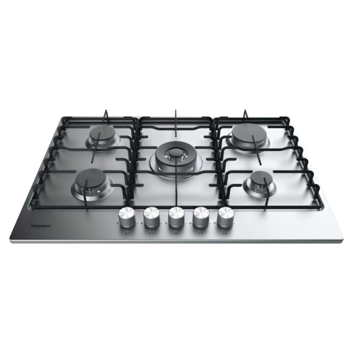 Hotpoint Stainless Steel 5 Ring Gas Hob