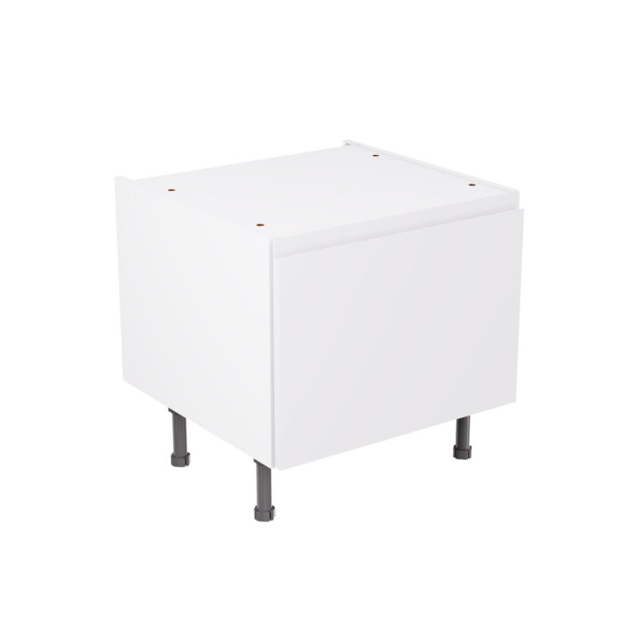 J Pull Gloss White 600 Belfast Sink Base Kitchen Cabinet