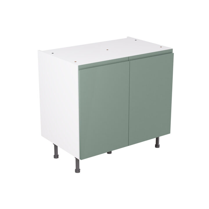 J Pull Matt Sage Green 900 Base Kitchen Cabinet