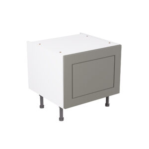 Shaker Matt Dust Grey 600 Belfast Sink Base Kitchen Cabinet