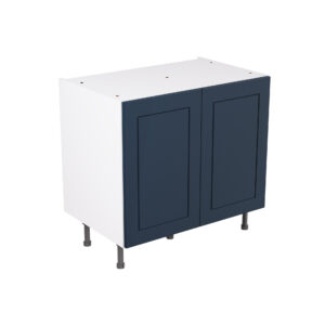 Shaker Matt Indigo Blue 900 Base Kitchen Cabinet