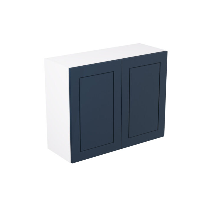 Shaker Matt Indigo Blue 900 Wall Kitchen Cabinet