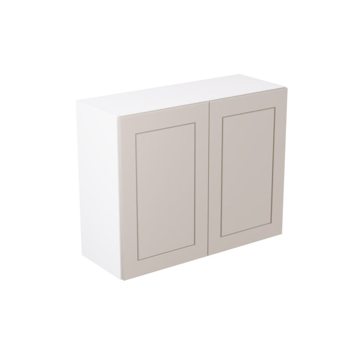 Shaker Matt Light Grey 900 Wall Kitchen Cabinet