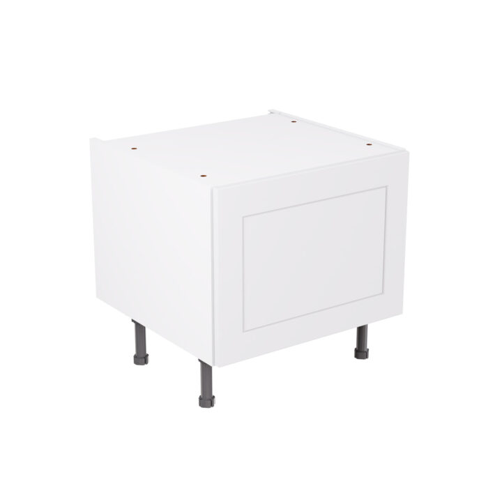 Shaker Matt White 600 Belfast Sink Base Kitchen Cabinet