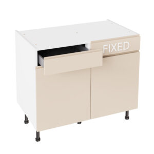 J Pull Gloss Cashmere 1000 LH Drawerline Base Kitchen Cabinet