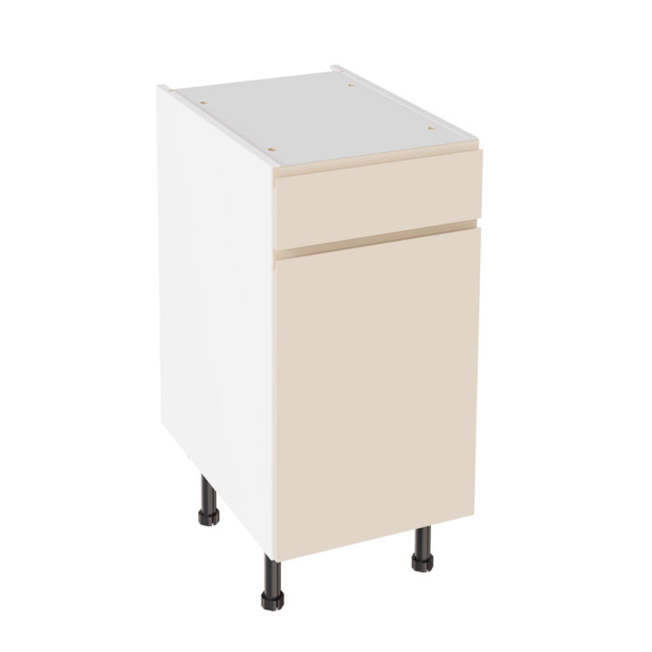 J Pull Gloss Cashmere 400 Drawerline Base Kitchen Cabinet