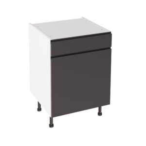 J Pull Gloss Graphite 600 Drawerline Base Kitchen Cabinet