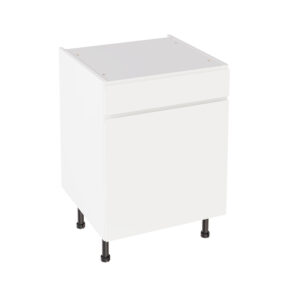 J Pull Gloss White 600 Drawerline Base Kitchen Cabinet