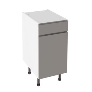 J Pull Matt Dust Grey 400 Drawerline Base Kitchen Cabinet