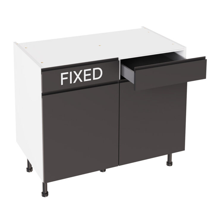 J Pull Matt Graphite 1000 RH Drawerline Base Kitchen Cabinet