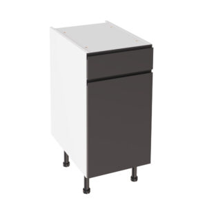 J Pull Matt Graphite 400 Drawerline Base Kitchen Cabinet