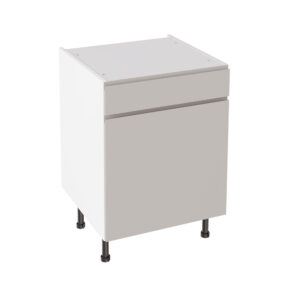 J Pull Matt Light Grey 600 Drawerline Base Kitchen Cabinet