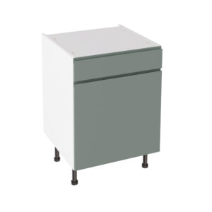 J Pull Matt Sage Green 600 Drawerline Base Kitchen Cabinet