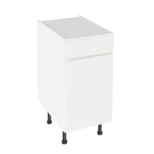 J Pull Matt White 400 Drawerline Base Kitchen Cabinet