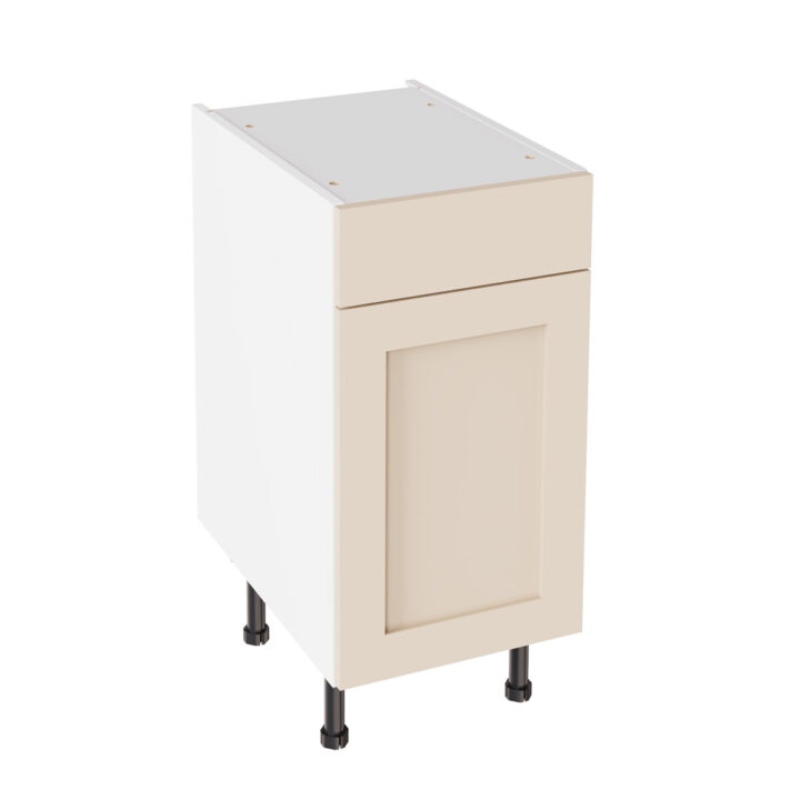 Shaker Matt Cashmere 400 Drawerline Base Kitchen Cabinet