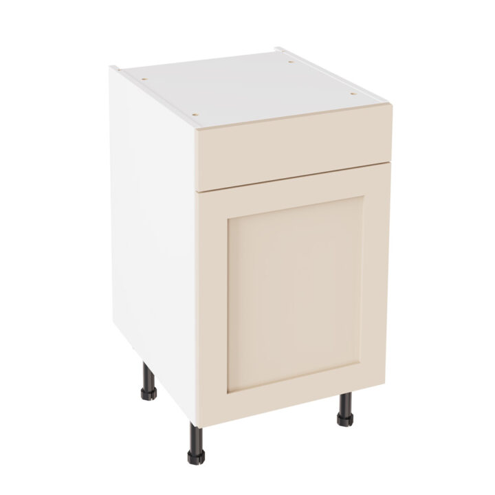 Shaker Matt Cashmere 500 Drawerline Base Kitchen Cabinet